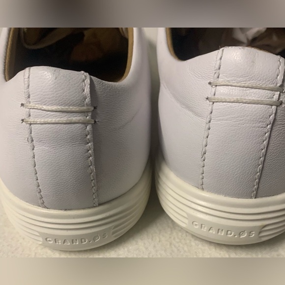 NWT Cole Haan W08780 Crosscourt Traveler Tennis Sneakers 9.5 B White Leather - Picture 7 of 14